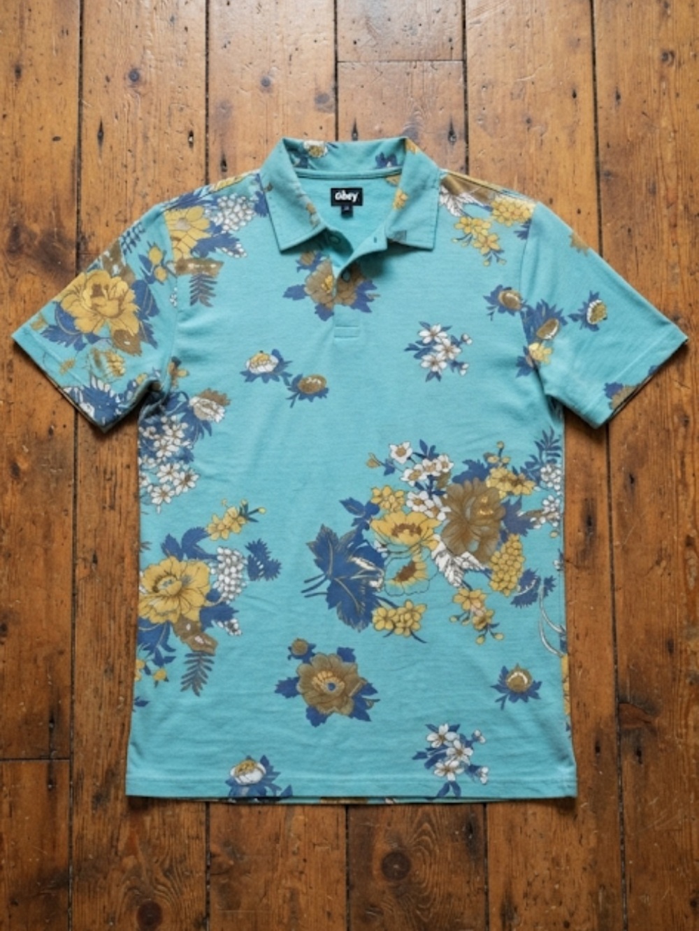 Obey Floral Print Men's polo Shirt